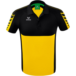 erima Six Wings Poloshirt gelb/schwarz L