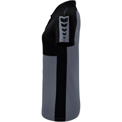 erima Six Wings Poloshirt Damen slate grey/schwarz 34