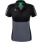 erima Six Wings Poloshirt Damen slate grey/schwarz 34