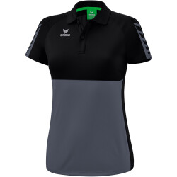 erima Six Wings Poloshirt Damen slate grey/schwarz 38