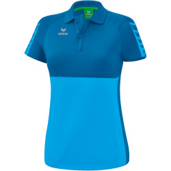 erima Six Wings Poloshirt Damen curacao/mykonos 34