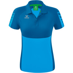 erima Six Wings Poloshirt Damen curacao/mykonos 34