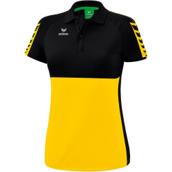 erima Six Wings Poloshirt Damen gelb/schwarz 34