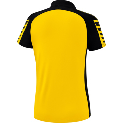 erima Six Wings Poloshirt Damen gelb/schwarz 34