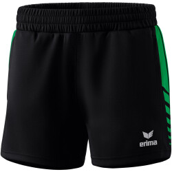 erima Six Wings Worker Shorts Damen schwarz/smaragd 38