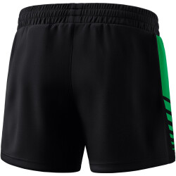 erima Six Wings Worker Shorts Damen schwarz/smaragd 40