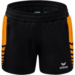 erima Six Wings Worker Shorts Damen schwarz/new orange 34