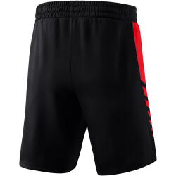 erima Six Wings Worker Shorts schwarz/rot 116