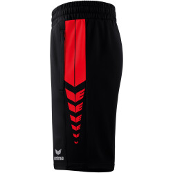 erima Six Wings Worker Shorts schwarz/rot XL