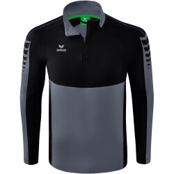 erima Six Wings Trainings-Top slate grey/schwarz 128