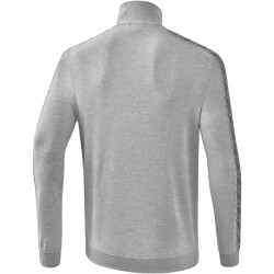 erima Essential Team Tracktop Sweatjacke hellgrau melange/slate grey 128