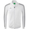 erima Essential Team Tracktop Sweatjacke weiß/monument grey 128