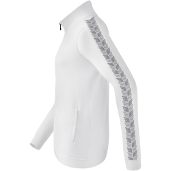 erima Essential Team Tracktop Sweatjacke wei&szlig;/monument grey S