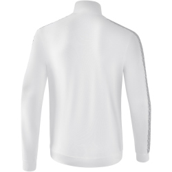 erima Essential Team Tracktop Sweatjacke wei&szlig;/monument grey L