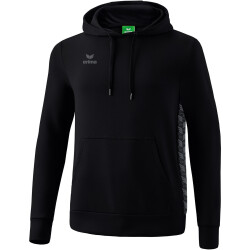 erima Essential Team Hoodie schwarz/slate grey 128