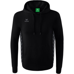 erima Essential Team Hoodie schwarz/slate grey 128