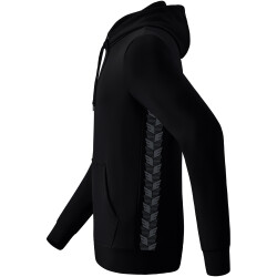 erima Essential Team Hoodie schwarz/slate grey 128