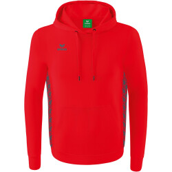 erima Essential Team Hoodie rot/slate grey 128