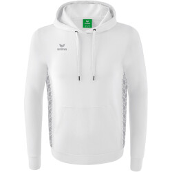 erima Essential Team Hoodie weiß/monument grey 128