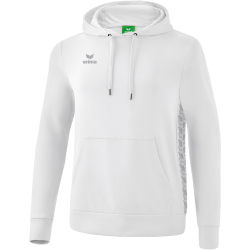 erima Essential Team Hoodie wei&szlig;/monument grey L