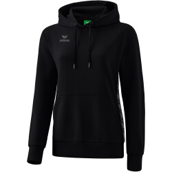 erima Essential Team Hoodie Damen schwarz/slate grey 34