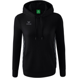 erima Essential Team Hoodie Damen schwarz/slate grey 34