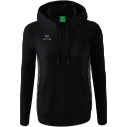 erima Essential Team Hoodie Damen schwarz/slate grey 44
