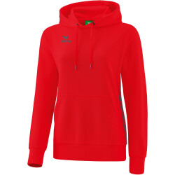 erima Essential Team Hoodie Damen rot/slate grey 34