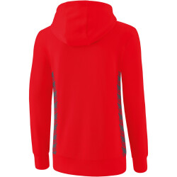 erima Essential Team Hoodie Damen rot/slate grey 36