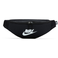 NIKE Heritage Bauchtasche black/black/white