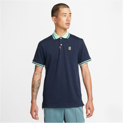 NIKE The Polo Slim Fit Polo Herren obsidian/mint foam XS
