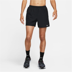 NIKE Challenger Brief-Lined Laufshorts Herren black/reflective silv M