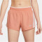 NIKE Dri-FIT Trainingsshorts Damen lt madder root/atmosphere/wolf grey L