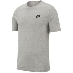 NIKE Sportswear Freizeit T-Shirt Herren 064 - dk grey heather/black XS