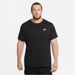 NIKE Sportswear Freizeit T-Shirt Herren 013 - 013 - black/white XS