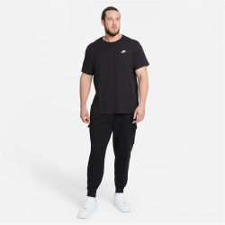 NIKE Sportswear Freizeit T-Shirt Herren 013 - 013 - black/white XS