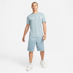 NIKE Sportswear T-Shirt Herren aviator grey/wolf grey/white S