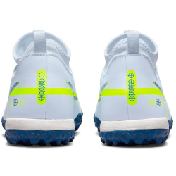 NIKE Jr. Phantom GT2 Academy Dynamic Fit TF Turf Fu&szlig;ballschuhe Kinder football grey/dk marina blue 33