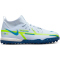 NIKE Jr. Phantom GT2 Academy Dynamic Fit TF Turf Fu&szlig;ballschuhe Kinder football grey/dk marina blue 33