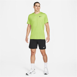 NIKE Pro Dri-FIT kurzarm Trainingsshirt Herren chlorophyll/atomic green/htr/black M