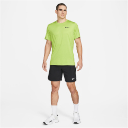 NIKE Pro Dri-FIT kurzarm Trainingsshirt Herren chlorophyll/atomic green/htr/black S