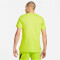 NIKE Pro Dri-FIT Burnout kurzarm Trainingsshirt Herren atomic green/lt lemon twist/siren r L