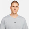 NIKE Pro Dri-FIT Burnout kurzarm Trainingsshirt Herren particle grey/white/black S