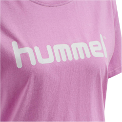 hummel GO Baumwoll Logo T-Shirt Damen kurzarm