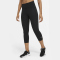 NIKE One Mid-Rise Capri Leggings Damen black/white L