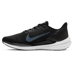 NIKE Air Winflo 9 Laufschuhe Herren black/white-dk smoke grey 44