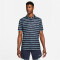 NIKECourt Dri-FIT bedrucktes Tennis Poloshirt Herren obsidian/white S