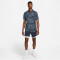 NIKECourt Dri-FIT bedrucktes Tennis Poloshirt Herren obsidian/white S