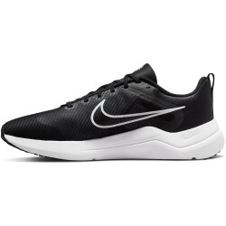 NIKE Downshifter 12 Laufschuhe Herren black/white-dk smoke grey-pure platinum 38.5