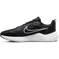 NIKE Downshifter 12 Laufschuhe Herren black/white-dk smoke grey-pure platinum 39